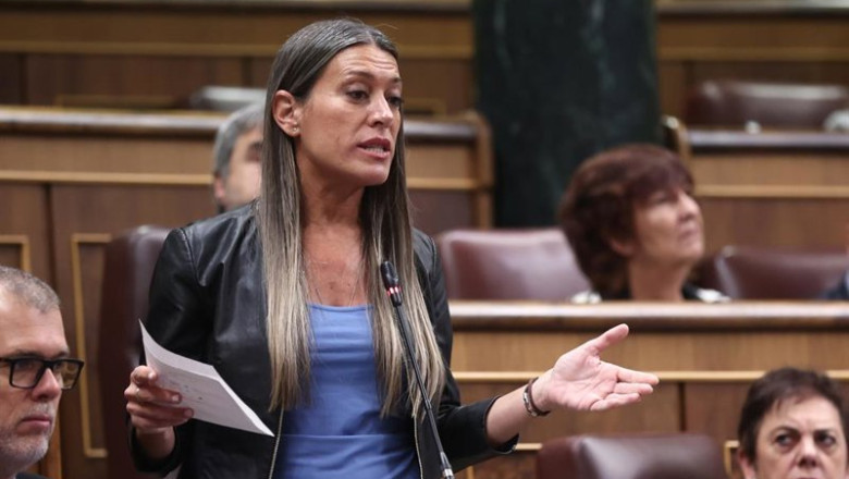 ep la portavoz de junts en el congreso miriam nogueras durante un pleno en el congreso de los