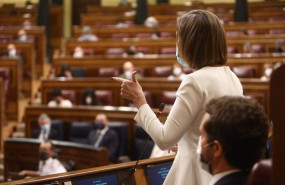 ep la portavoz del pp en el congreso cuca gamarra interviene en una sesion de control en el congreso