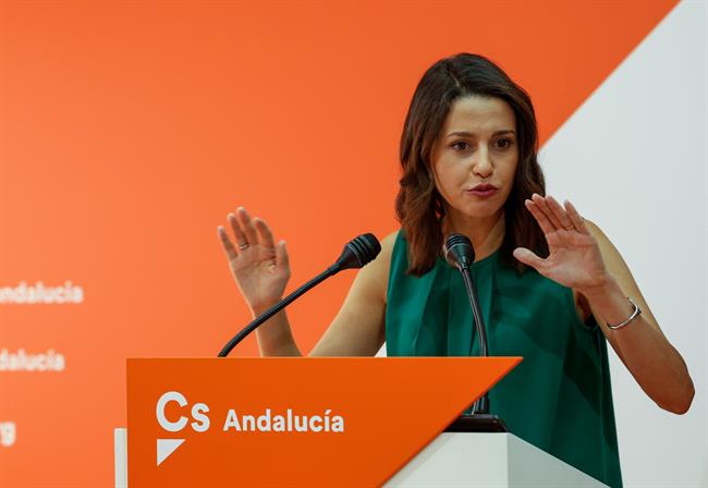 ep la portavoz nacionalcs ines arrimadas en ruedaprensasevilla