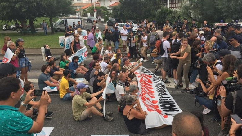 Movilización de opositores al G7 en Biarritz. | G7EZ! ep movilizacion de opositores al g7 en biarritz
