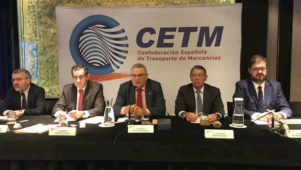 ep presidente de la patronal de camioneros cetm ovidio de la roza y otros directiv