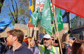 ep protesta de los inspectores de pesca en madrid