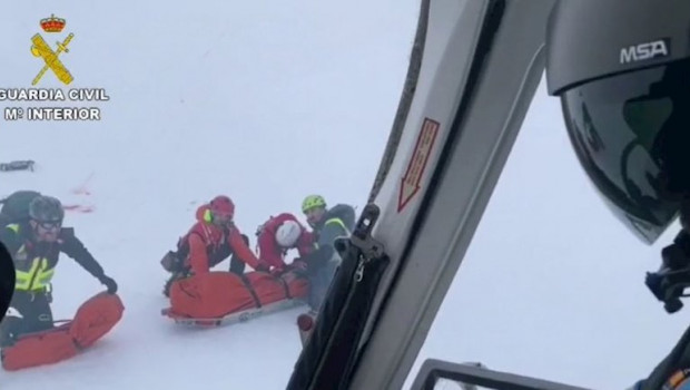 ep un momento del rescate dfel montanero fallecido