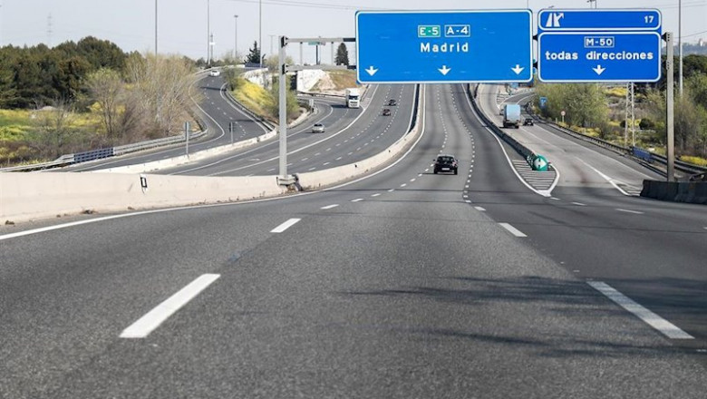 Una autovía de Madrid, con poco tráfico durante la crisis del coronavirus a 15 de marzo de 2020 | Óscar J.Barroso - Europa Press ep una autovia de madrid con poco trafico durante la crisis del coronavirus a 15 de marzo de 2020
