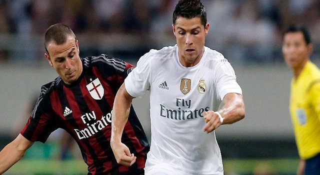 Real Madrid Milan Cristiano Ronaldo Real Madrid Milan Cristiano Ronaldo