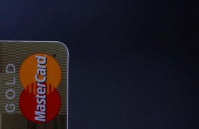 ep a mastercard credit card is pictured on this photo illustration taken in bordeau