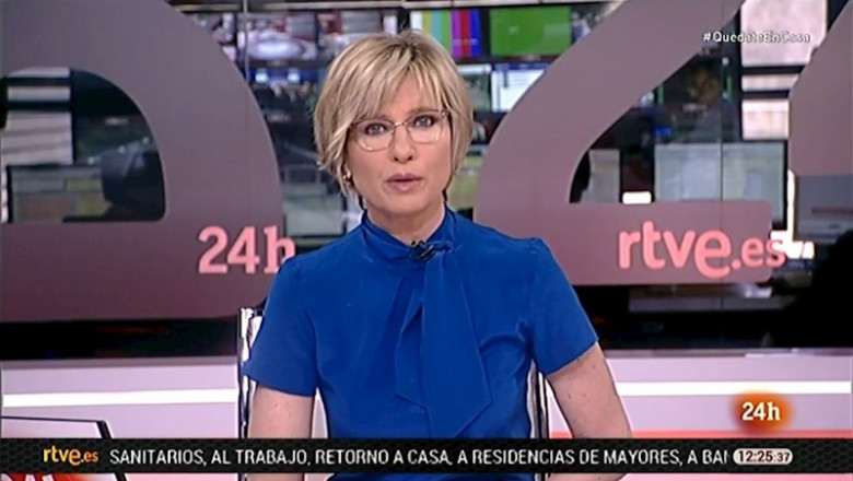 Captura de pantalla de los informativos del 24 horas informando sobre la pandemia del Covid-19 | RTVE ep captura de pantalla de los informativos del 24 horas informando sobre la pandemia del covid-19