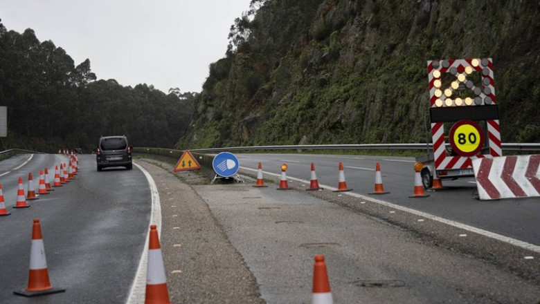 ep corte de la autopista ag 57 desde el km 15 al 17 en sentido baiona a 10 de febrero de 2026 en