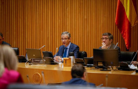 ep el gobernador del banco de espana pablo hernandez de cos en su ultima comparecencia ante el