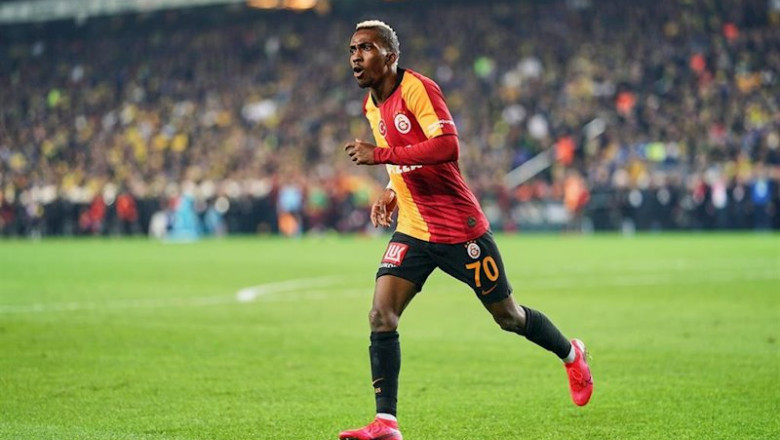 ep el jugador del galatsaray onyekuru celebrando un gol ep el jugador del galatsaray onyekuru celebrando un gol