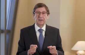 ep el presidente de caixabank jose ignacio goirigolzarri en una imagen extraida del video dirigido a