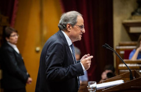 ep el presidente de la generalitat quim torra durante su intervencion en el debate sobre politica