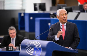 ep el presidente del consejo europeo antonio costa interviene en un debate en el pleno del