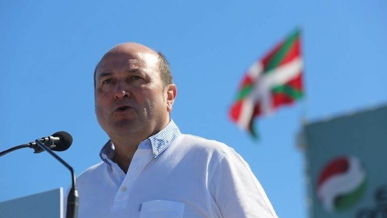 El presidente del EBB del PNV, Andoni Ortuzar, en un acto | PNV ep el presidente del ebb del pnv andoni ortuzar en un acto