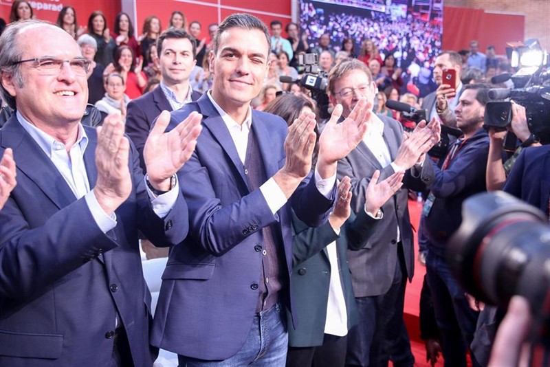 ep el presidente del gobierno pedro sanchez en el comite federal y posterior acto