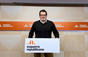 ep el secretario de comunicacion y portavoz de erc isaac albert en rueda de prensa