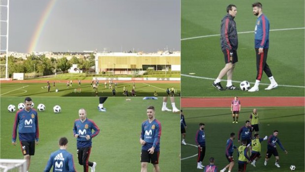 ep entrenamiento seleccion espanola ciudad futbol rozas concentracion