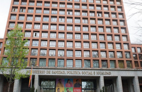 ep exterior del ministerio de sanidad consumo y bienestar social situado en el paseo del prado