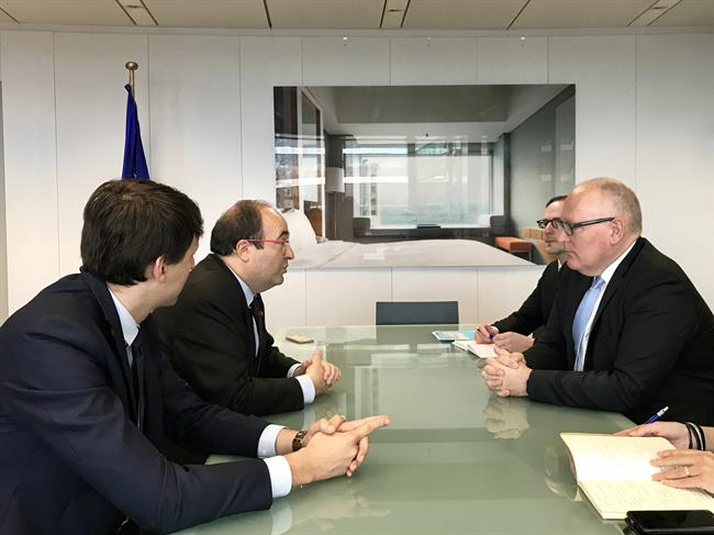 Javi López, Miquel Iceta (PSC) vicepte.Primero Comisión Europea Frans Timmermans | EUROPA PRESS ep javi lopez miquel iceta psc vicepteprimero comision europea frans timmermans