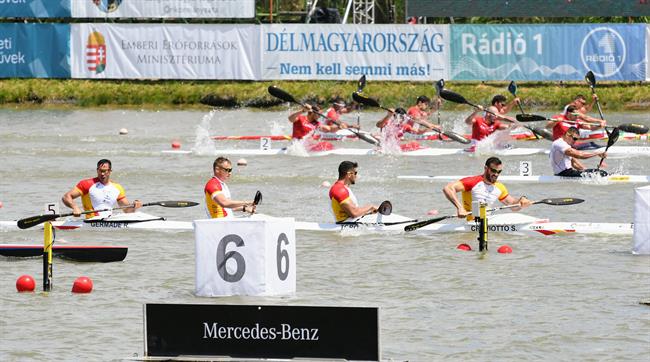 K4 500 español Saúl Craviotto Marcus Cooper Walz Cristian Toro Rodrigo Germade | RFEP ep k4 500 espanol saul craviotto marcus cooper walz cristian toro rodrigo germade