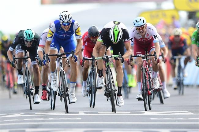 Kittel sprintando junto a Boasson Hagen y Matthews | ASO ep kittel sprintandoa boasson hagenmatthews