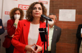 ep la ministra de hacienda y portavoz del gobierno maria jesus montero en la inauguracion de la sede