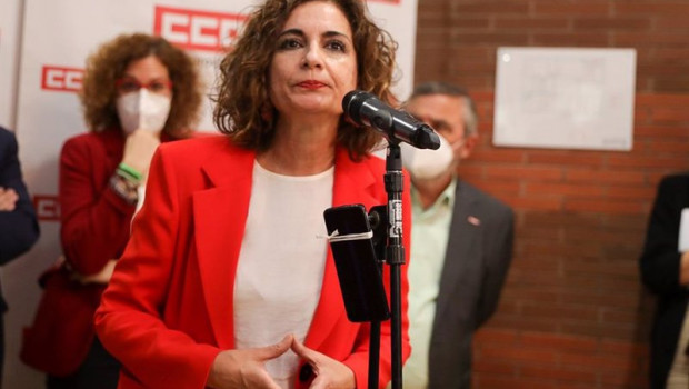 ep la ministra de hacienda y portavoz del gobierno maria jesus montero en la inauguracion de la sede