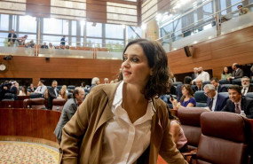 ep la presidenta de la comunidad de madrid isabel diaz ayuso llega a la asamblea de madrid para una