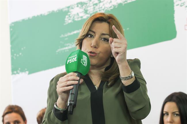 La secretaria general del PSOE-A y presidenta de la Junta, Susana Díaz | EUROPA PRESS/JESÚS PRIETO ep la secretaria generalpsoe-apresidentala junta susana diaz