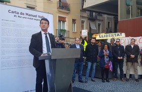 ep manifestantes obstaculizanactomanuel vallsravalsale escoltado