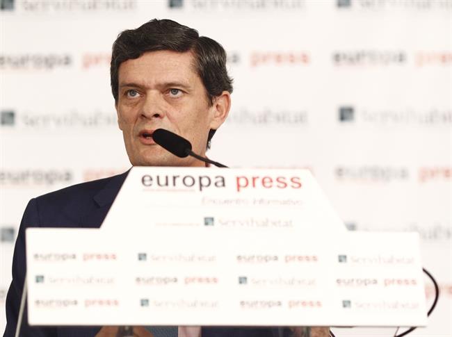 El presidente de la Sareb, Jaime Echegoyen, en los Desayunos de Europa Press | EUROPA PRESS ep presidentela sareb jaime echegoyen endesayunoseuropa press 20180104162502