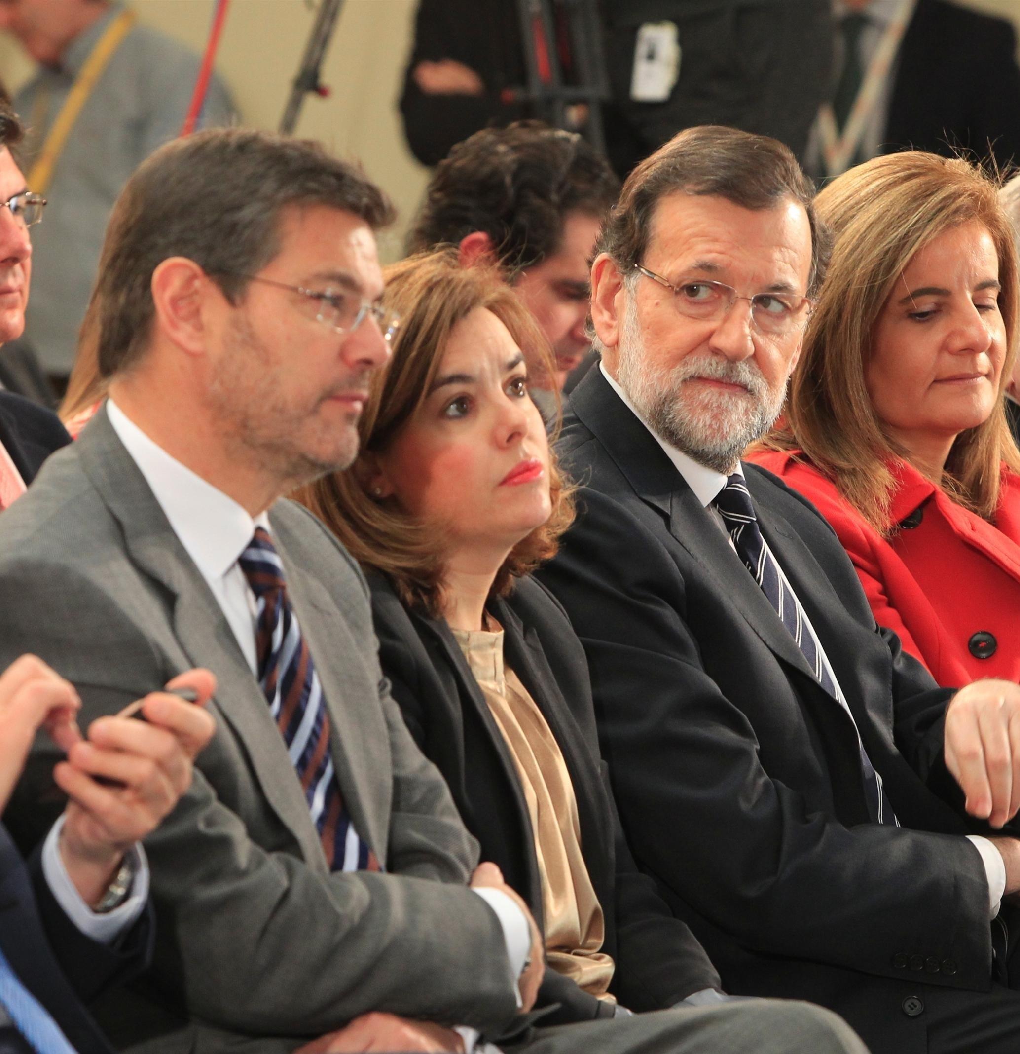 ep rafael catala soraya saenzsantamaria mariano rajoyfatima banez