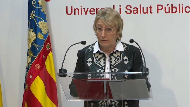 Rueda de prensa de la consellera de Sanidad de la Generalitat Valenciana, Ana Barceló | EUROPA PRESS ep rueda de prensa de la consellera de sanidad de la generalitat valenciana ana barcelo