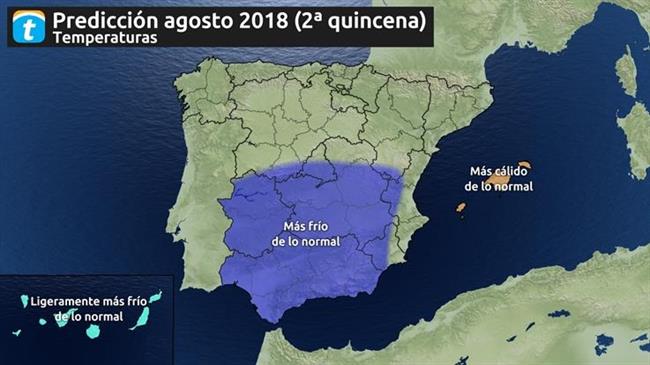 Sin olas de calor en la segunda quincena de agosto | ELTIEMPO.ES ep sin olascalorla segunda quincenaagosto