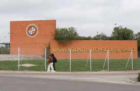 ep archivo   fachada de la universidad alfonso x el sabio a 2 de abril de 2025 en madrid espana