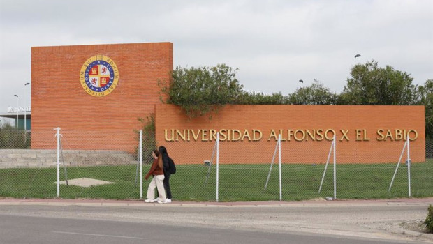 ep archivo   fachada de la universidad alfonso x el sabio a 2 de abril de 2025 en madrid espana
