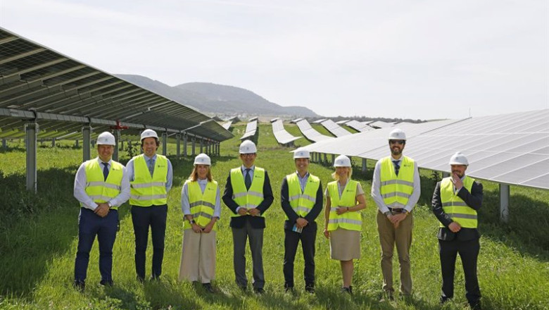 ep archivo inauguracion de plantas solares de statkraft en espana ep archivo inauguracion de plantas solares de statkraft en espana