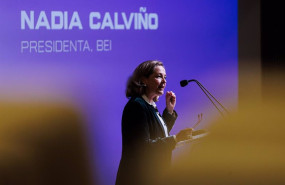 ep archivo   la presidenta del banco europeo de inversiones nadia calvino en la jornada tech