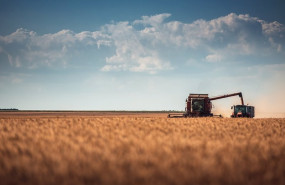 ep archivo   una segadora en un campo de cereales