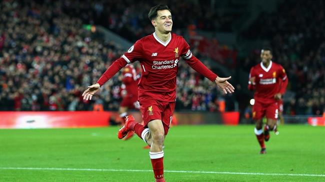 Coutinho celebra un gol con el Liverpool | PREMIER LEAGUE ep coutinho celebragolliverpool
