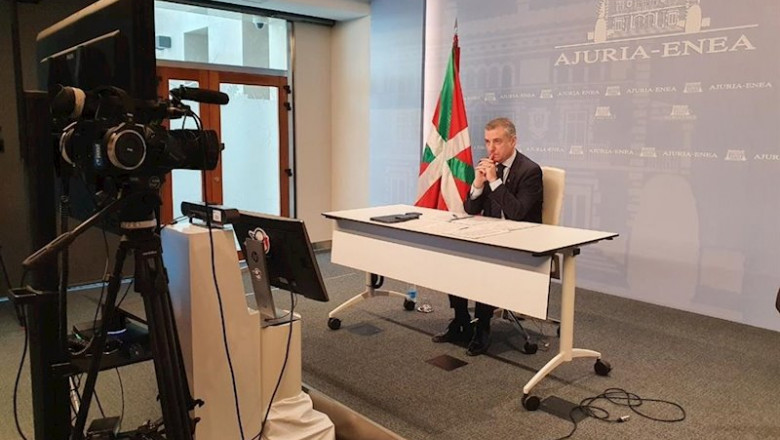 El lehendakari, Iñigo Urkullu, participa en la videoconferencia de presidentes | IREKIA ep el lehendakari inigo urkullu participa en la videoconferencia de presidentes