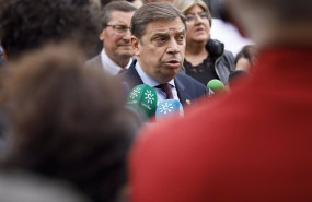 ep el ministro de agricultura luis planas en declaraciones a la prensa despues de la visita a el