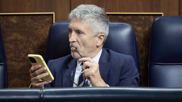 ep el ministro de interior fernando grande marlaska durante una sesion plenaria en el congreso de