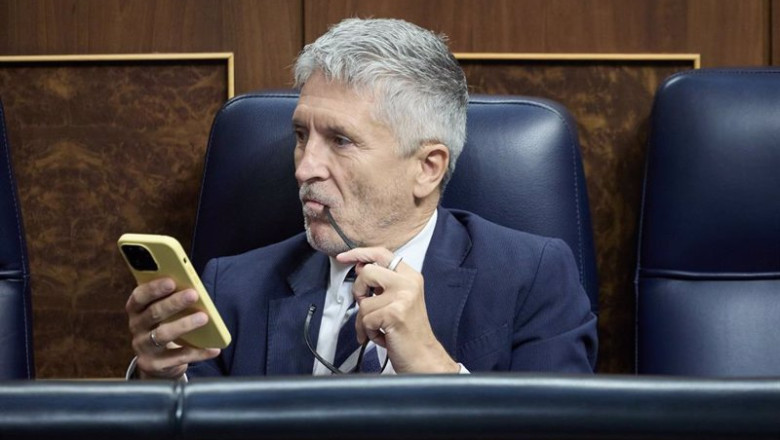 El ministro de Interior, Fernando Grande-Marlaska. | Jesús Hellín - Europa Press ep el ministro de interior fernando grande marlaska durante una sesion plenaria en el congreso de