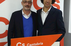 ep el portavoz parlamentario de cs y exportavoz autonomico felix alvarez junto al alcalde de