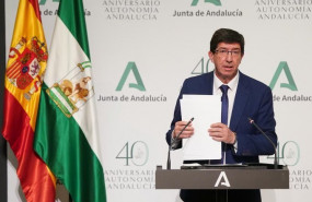 ep el vicepresidente de la junta juan marin en rueda de prensa