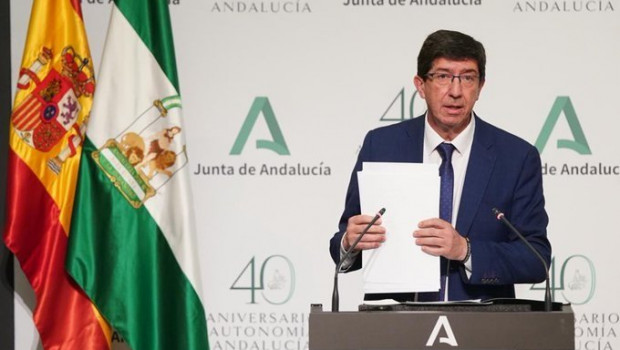 ep el vicepresidente de la junta juan marin en rueda de prensa
