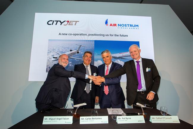 Firma del acuerdo entre Airnostrum y CityJet | AIRNOSTRUM ep firmaacuerdoairnostrumcityjet