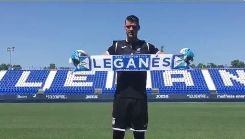 Iván Pichu Cuéllar se presenta con el Leganés | EUROPA PRESS ep ivan pichu cuellarpresentaleganes