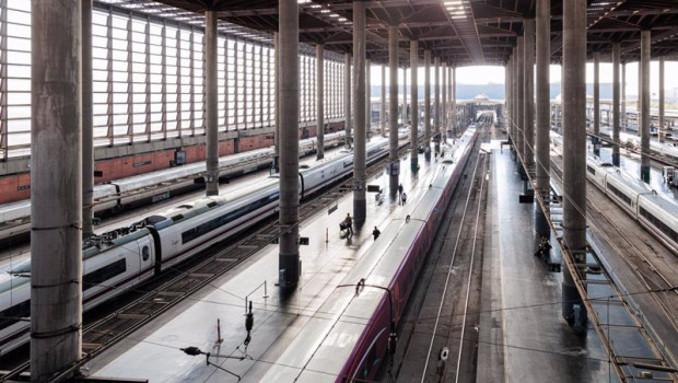 ep la estacion de tren de atocha a 21 de octubre de 2024 en madrid
